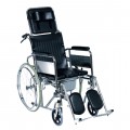 RECLINING COMMODE WHEELCHAIR R609GC RECLINING COMMODE WHEELCHAIR R609GC