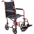 LIGHTWEIGHT ALUM PUSH CHAIR  (W DET LEG RESTS)